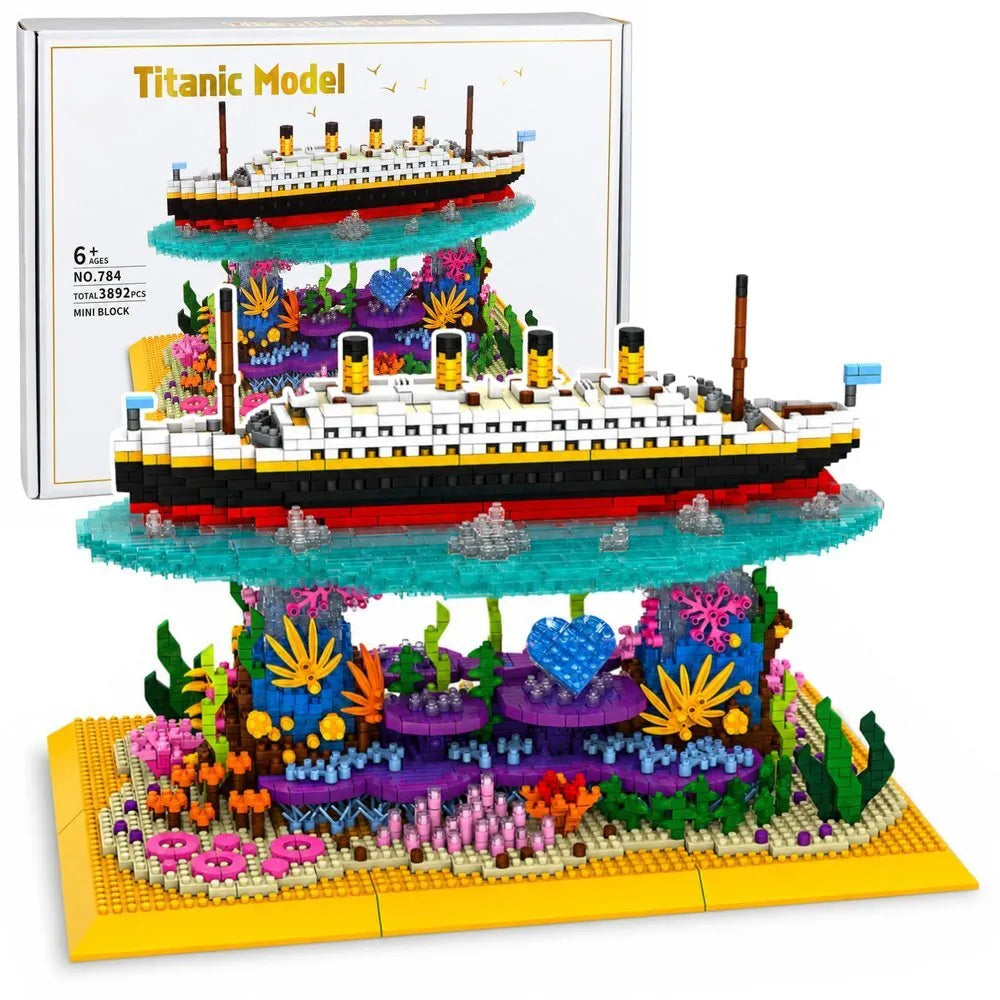 Titanic konstravimo rinkinys – 3892 detalių modelis